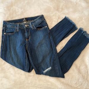 Just Black Ripped Skinny Jeans